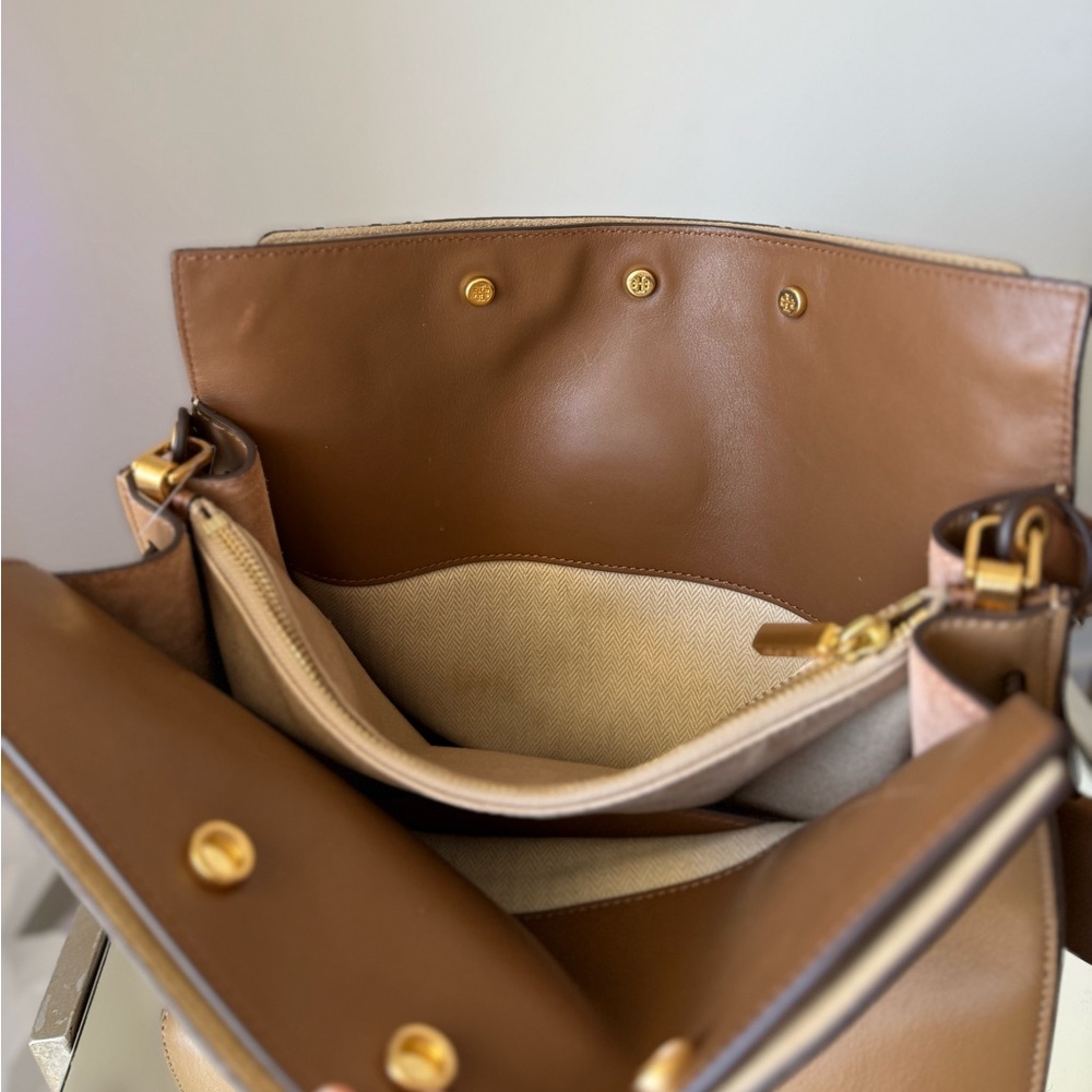 Tory Burch tan leather double bag - Picture 7 of 14